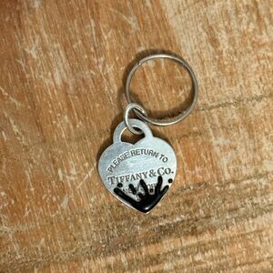 Tiffany & Co. Silver Heart Charm Keyring